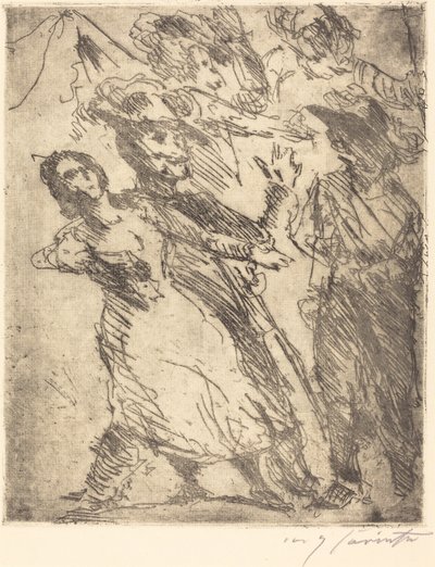 有女人的骑士》(Kavaliere mit einer frau) 作者 洛维斯·科林斯（Lovis Corinth）