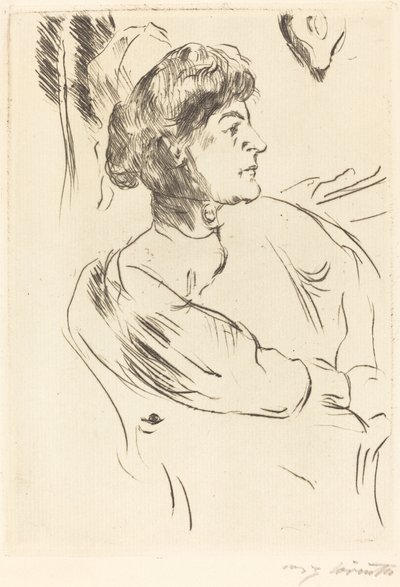 护士长，1914年。 作者 洛维斯·科林斯（Lovis Corinth）