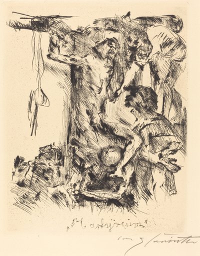 殉道者 殉道者，1921年。 作者 洛维斯·科林斯（Lovis Corinth）