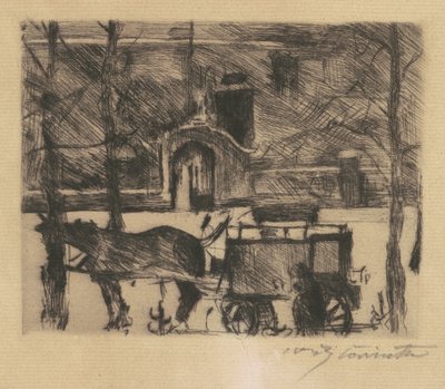 牛奶车 牛奶车，1916年。 作者 洛维斯·科林斯（Lovis Corinth）