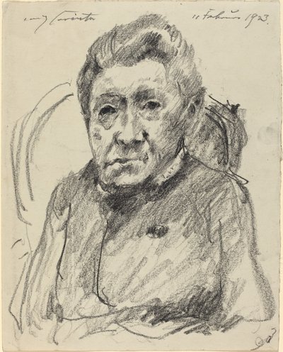 海德维格-贝伦德夫人，1923年。 作者 洛维斯·科林斯（Lovis Corinth）
