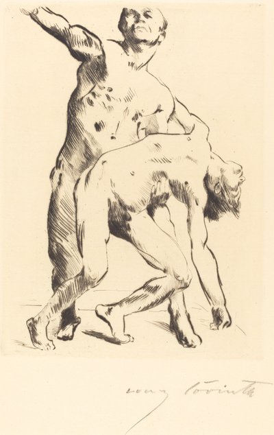 奥德修斯和求婚者 (Odysseus and the Suitor) 作者 洛维斯·科林斯（Lovis Corinth）