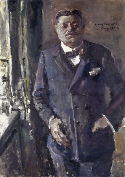 弗里德里希-艾伯特的肖像，1871-1925，德意志帝国总统，1924年。 作者 洛维斯·科林斯（Lovis Corinth）