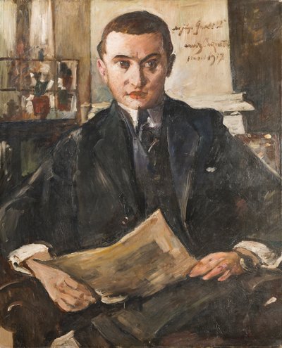 沃尔夫冈-古利特的画像，1917年。 作者 洛维斯·科林斯（Lovis Corinth）