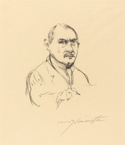 自画像 (Self-Portrait) 作者 洛维斯·科林斯（Lovis Corinth）