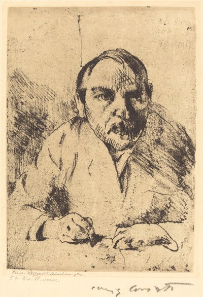 自画像 自画像，1912年。 作者 洛维斯·科林斯（Lovis Corinth）