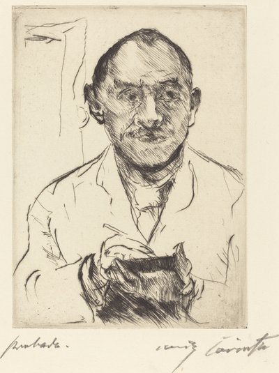 自画像 自画像，1915年。 作者 洛维斯·科林斯（Lovis Corinth）