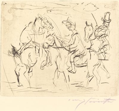 周日骑手（Sonntagsreiter） 作者 洛维斯·科林斯（Lovis Corinth）