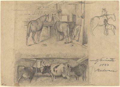 谷仓 作者 洛维斯·科林斯（Lovis Corinth）