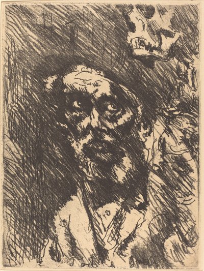 死神与老人》(Tod und Greis) 作者 洛维斯·科林斯（Lovis Corinth）