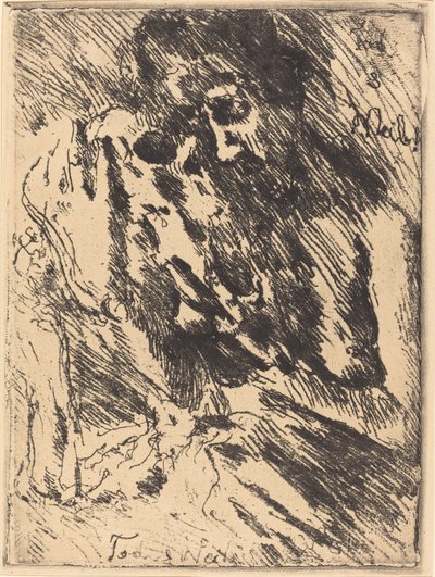 死神与女人》（Tod und Weib） 作者 洛维斯·科林斯（Lovis Corinth）