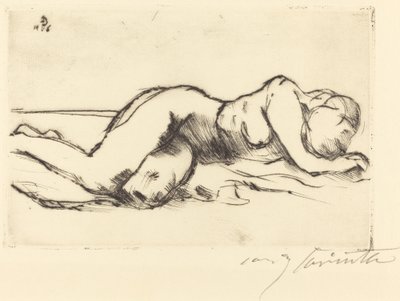 女性裸体，1916年。 作者 洛维斯·科林斯（Lovis Corinth）