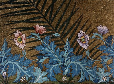 卢克·奥利维尔·默森 (Luc Olivier Merson) 的巴斯德墓马赛克细节 作者 卢克·奥利弗·默森