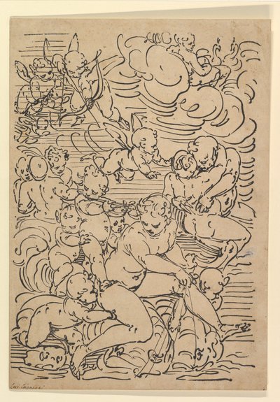 约克两性人的胜利。 1550-1580。 作者 卢卡·坎比亚索