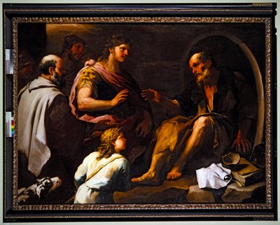 亚历山大和第欧根尼（绘画） 作者 卢卡·乔丹奴（Luca Giordano）
