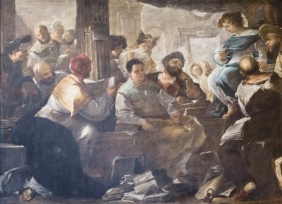 医生中的基督 作者 卢卡·乔丹奴（Luca Giordano）