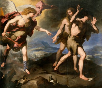 17世纪下半叶被逐出天堂 作者 卢卡·乔丹奴（Luca Giordano）