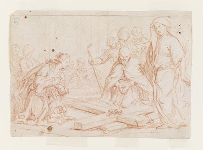 十字架的发现 作者 卢卡·乔丹奴（Luca Giordano）