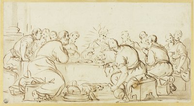 最后的晚餐 作者 卢卡·乔丹奴（Luca Giordano）