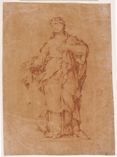 玛利亚-抹大拉，仿照阿尔加尔迪在 s. Silvestro al Quirinale 的雕像 作者 卢卡·乔丹奴（Luca Giordano）
