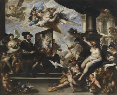 鲁本斯绘画和平的寓言 作者 卢卡·乔丹奴（Luca Giordano）
