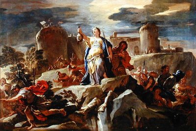 朱迪思的胜利，c.1703（布面油画） 作者 卢卡·乔丹奴（Luca Giordano）