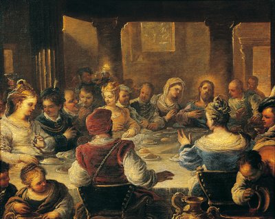 迦纳的婚礼 作者 卢卡·乔丹奴（Luca Giordano）