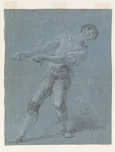拉绳的年轻人 作者 卢卡·乔丹奴（Luca Giordano）