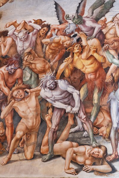该死的地狱，细节与魔鬼和该死的 作者 卢卡·西诺雷利（Luca Signorelli）
