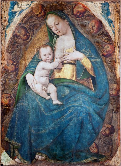 圣母玛利亚（1482-c.1485） 作者 卢卡·西诺雷利（Luca Signorelli）