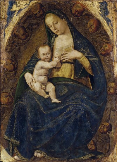 护理圣母，约1482-1485。 作者 卢卡·西诺雷利（Luca Signorelli）