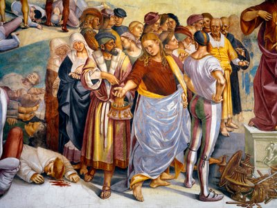 “Antechrist的预测和事实”1499-1502（壁画） 作者 卢卡·西诺雷利（Luca Signorelli）