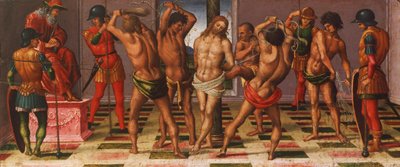 基督的故事：Luca Signorelli（约1445-1523）的鞭刑 作者 卢卡·西诺雷利（Luca Signorelli）