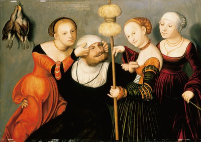 1533年，在大力士宫的大力神 作者 卢卡斯·克拉纳赫