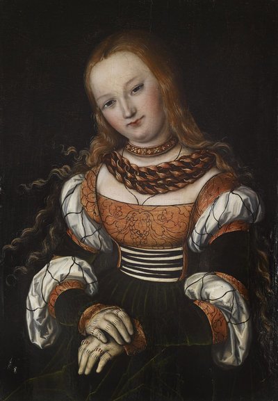 玛丽抹大拉，1525年 作者 Lucas Cranach the Elder