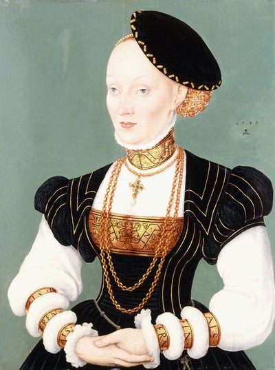 丹麦安妮的肖像 作者 Lucas Cranach