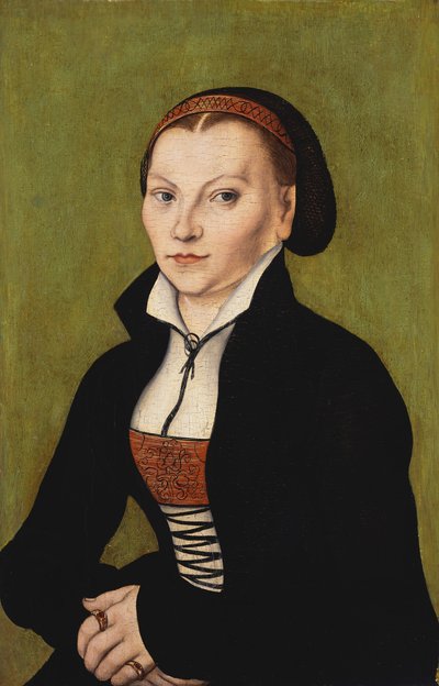 凯瑟琳娜·冯·波拉的肖像 作者 Lucas Cranach