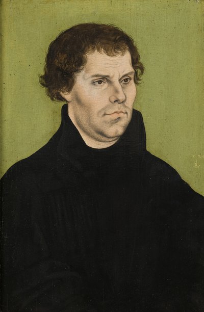 马丁·路德的肖像，1527年 作者 Lucas Cranach the Elder