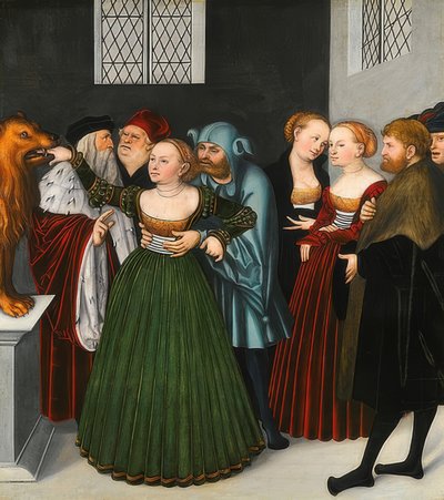 真相之口（Mund der Wahrheit）。嗯1525-28 作者 卢卡斯·克拉纳赫