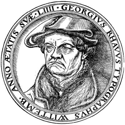 乔治·劳（Georg Rhau）（1488-1548） 作者 卢卡斯·克拉纳赫