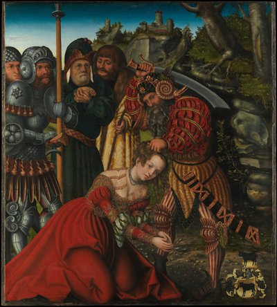 德语：Das Martyrium der Heiligen Barbara 圣芭芭拉的殉难 作者 卢卡斯·克拉纳赫