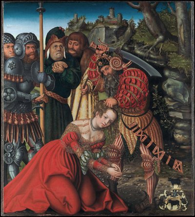 德语：Das Martyrium der Heiligen Barbara 圣芭芭拉的殉难 作者 卢卡斯·克拉纳赫