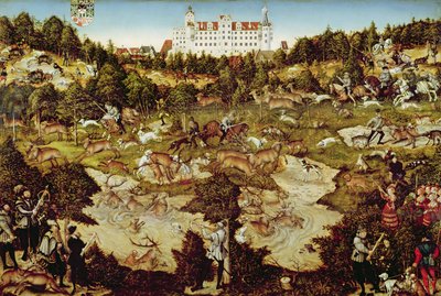 寻找1544年托尔高哈滕费尔斯城堡附近的查理五世皇帝的荣誉（另见498131,72409和498129） 作者 卢卡斯·克拉纳赫