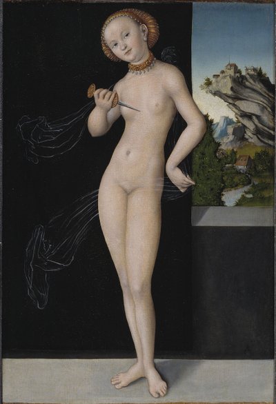 Lucretia，1528年 作者 卢卡斯·克拉纳赫