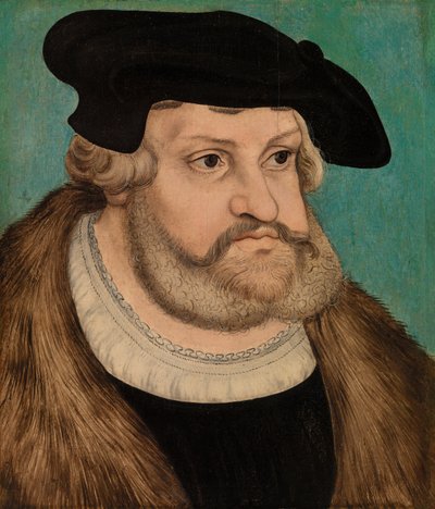 萨克森公爵腓特烈智者肖像 作者 Lucas Cranach the Elder