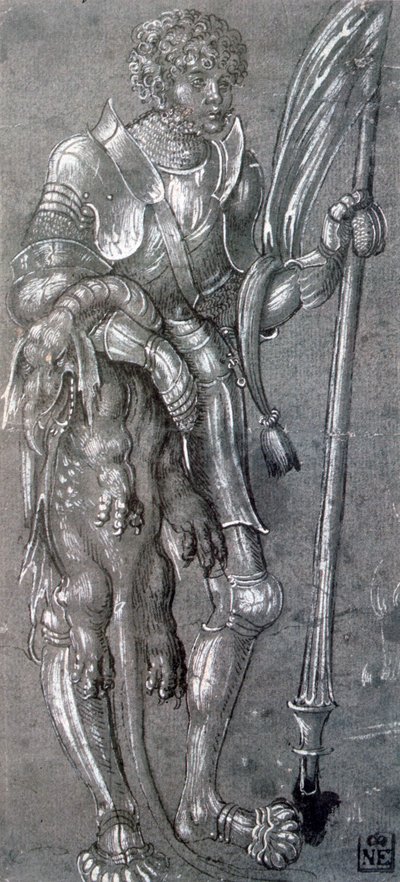 圣乔治，c1504-1553 作者 卢卡斯·克拉纳赫