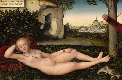 春天的仙女》，1537年以后。 作者 卢卡斯·克拉纳赫