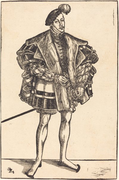 约翰-威廉，萨克森-科堡公爵 作者 卢卡斯·克拉纳赫（Lucas Cranach）