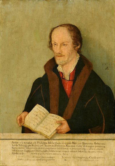 菲利普-梅兰希特肖像 作者 卢卡斯·克拉纳赫（Lucas Cranach）