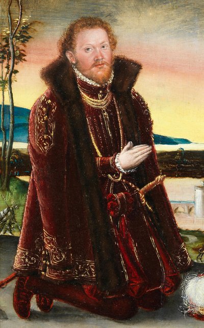 约阿希姆-恩斯特-冯-安哈尔特王子肖像 作者 卢卡斯·克拉纳赫（Lucas Cranach）